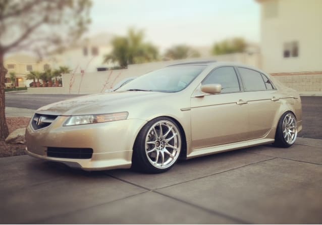 2008 Acura TL with 18x9.5 Enkei RPF-1 SBC wheels