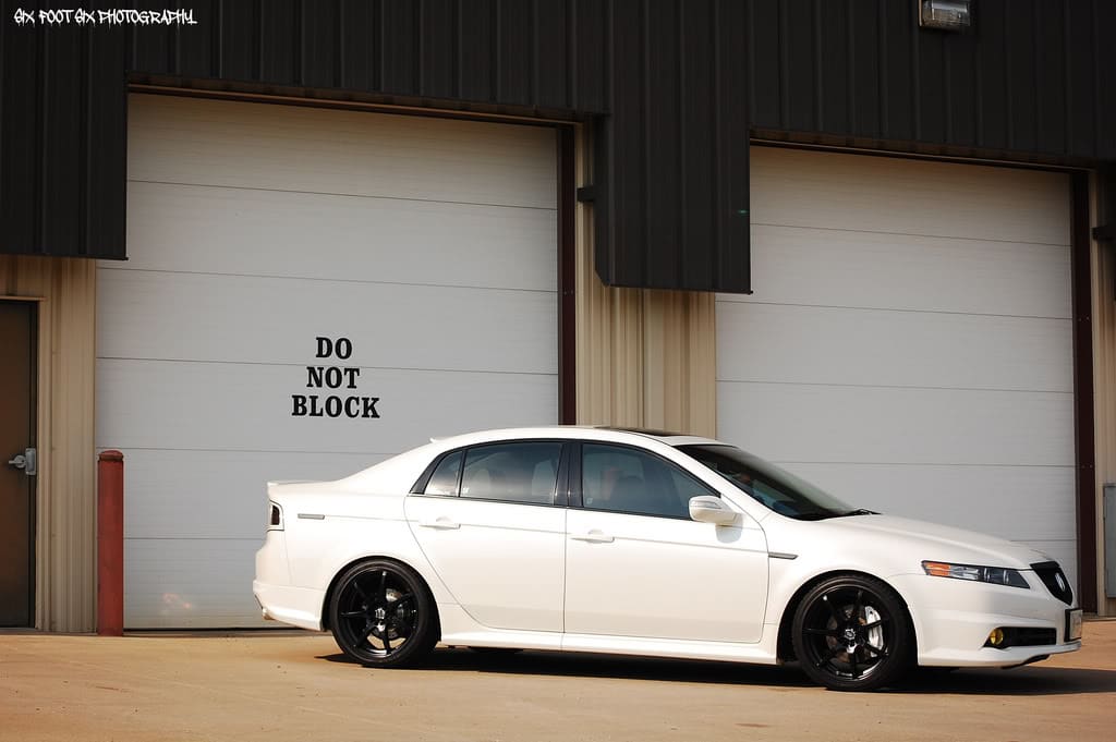 2008 Acura TL with 18x8 Enkei Imola's wheels