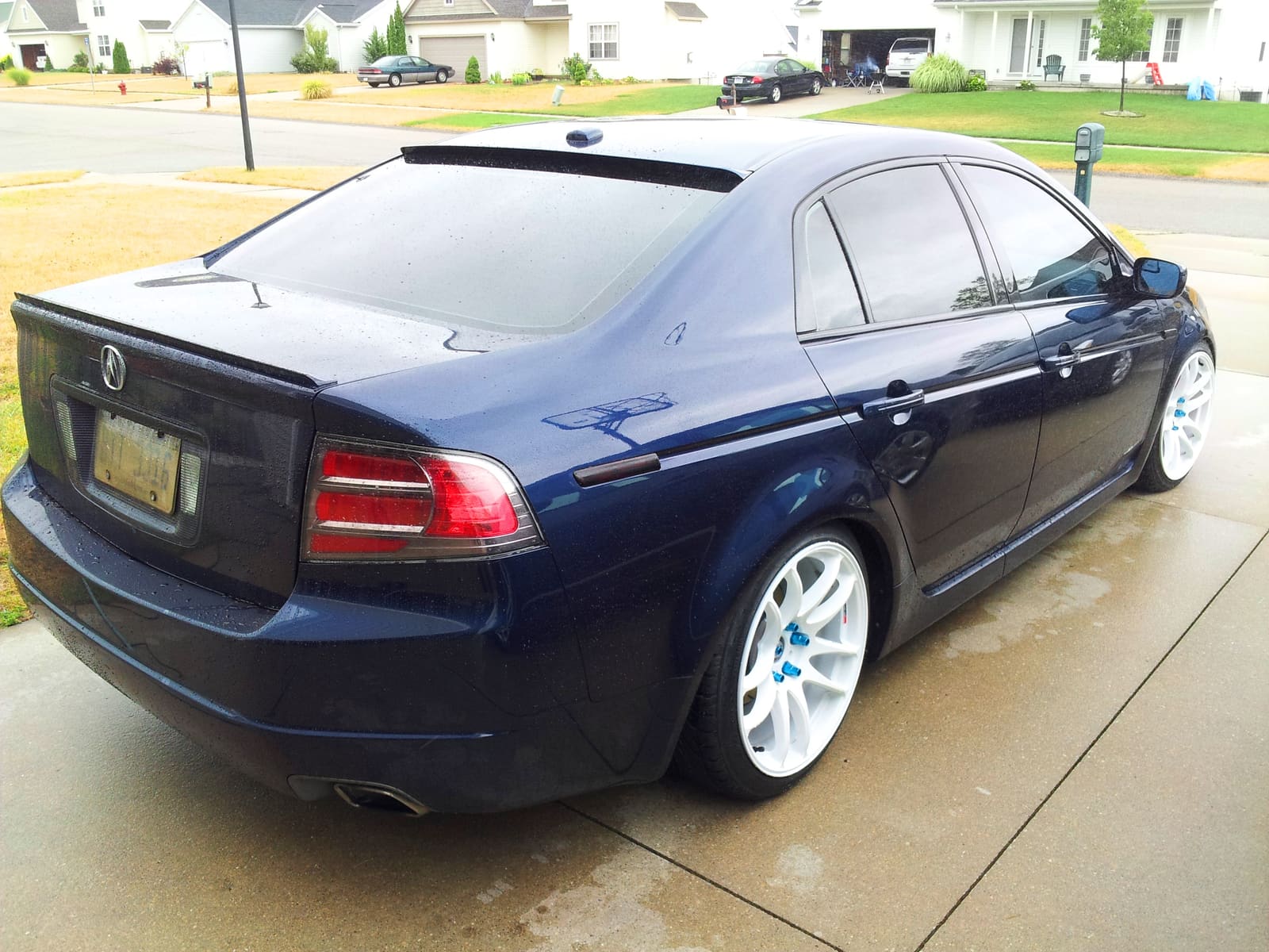 2008 Acura TL with 18x9.5 Work Emotion Cr-Ultimate (Kiwami) wheels