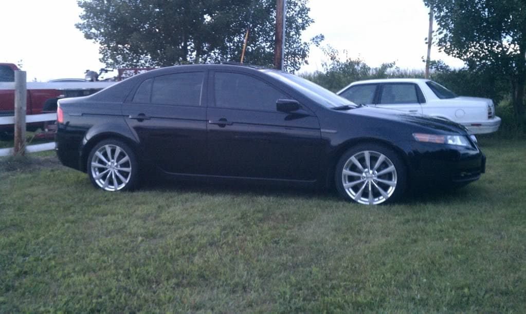 2008 Acura TL with 18x8 Sport Edition wheels