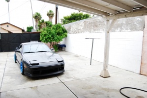 1993 Nissan S13 with 17x9 Rays Engineering Gramlights 57max wheels
