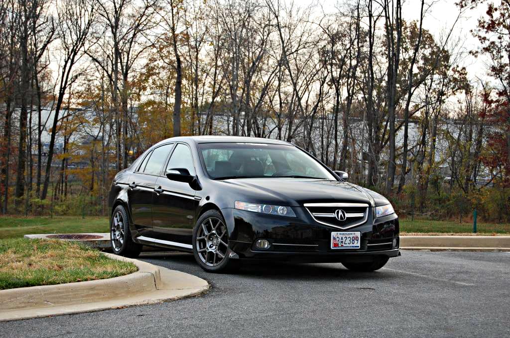 2008 Acura TL with 17x8 TL Type-S wheels