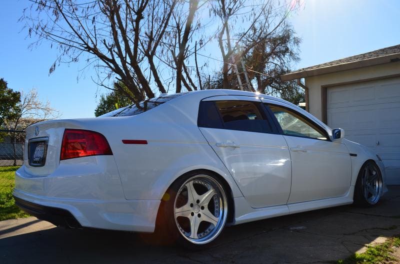 2008 Acura TL with 19x9 Leon Hardiritt Ordens wheels