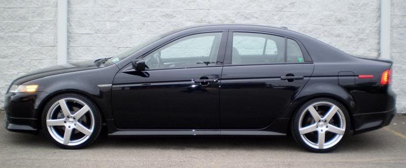 2008 Acura TL with 19x8 TSW Rivage wheels