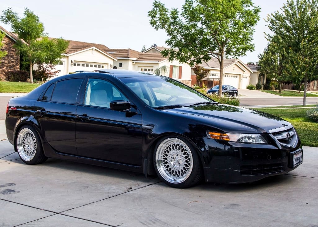 2008 Acura TL with 18x9 Avant Garde M220 wheels