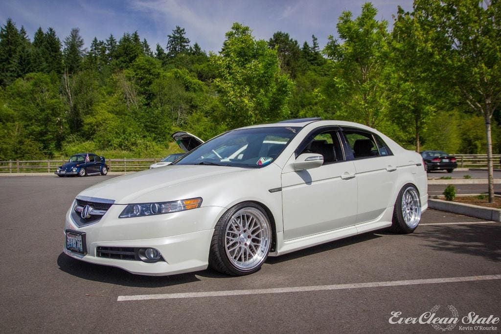 2008 Acura TL with 18x9.5 Varsstoen Es1 wheels