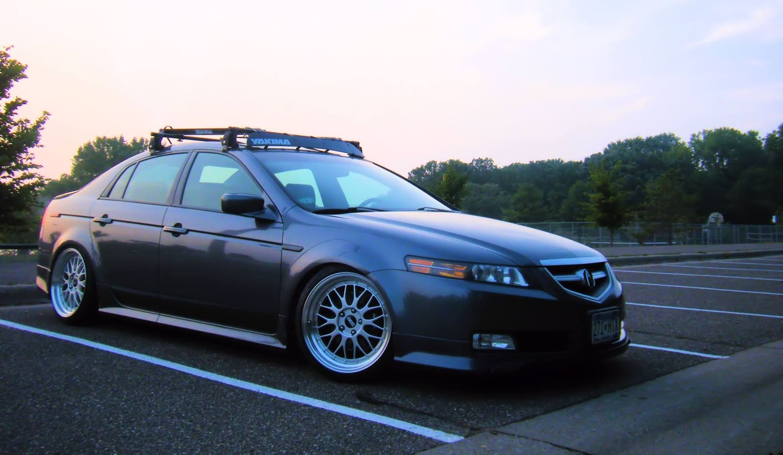2008 Acura TL with 18x9 BBS LM wheels