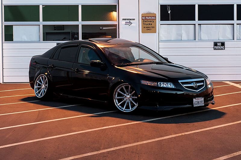 2008 Acura TL with 19x10 Vossen CV1 wheels