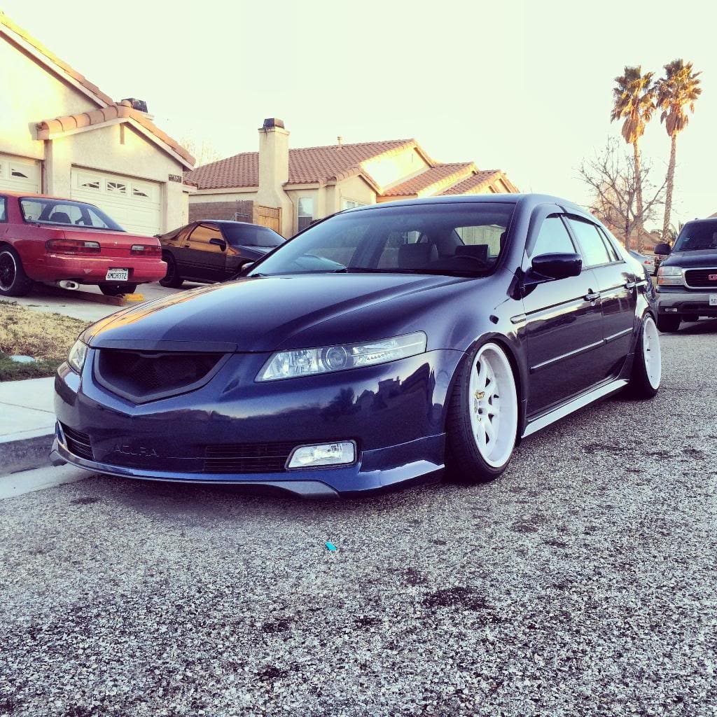 2008 Acura TL with 18x10 Work XD-9 wheels