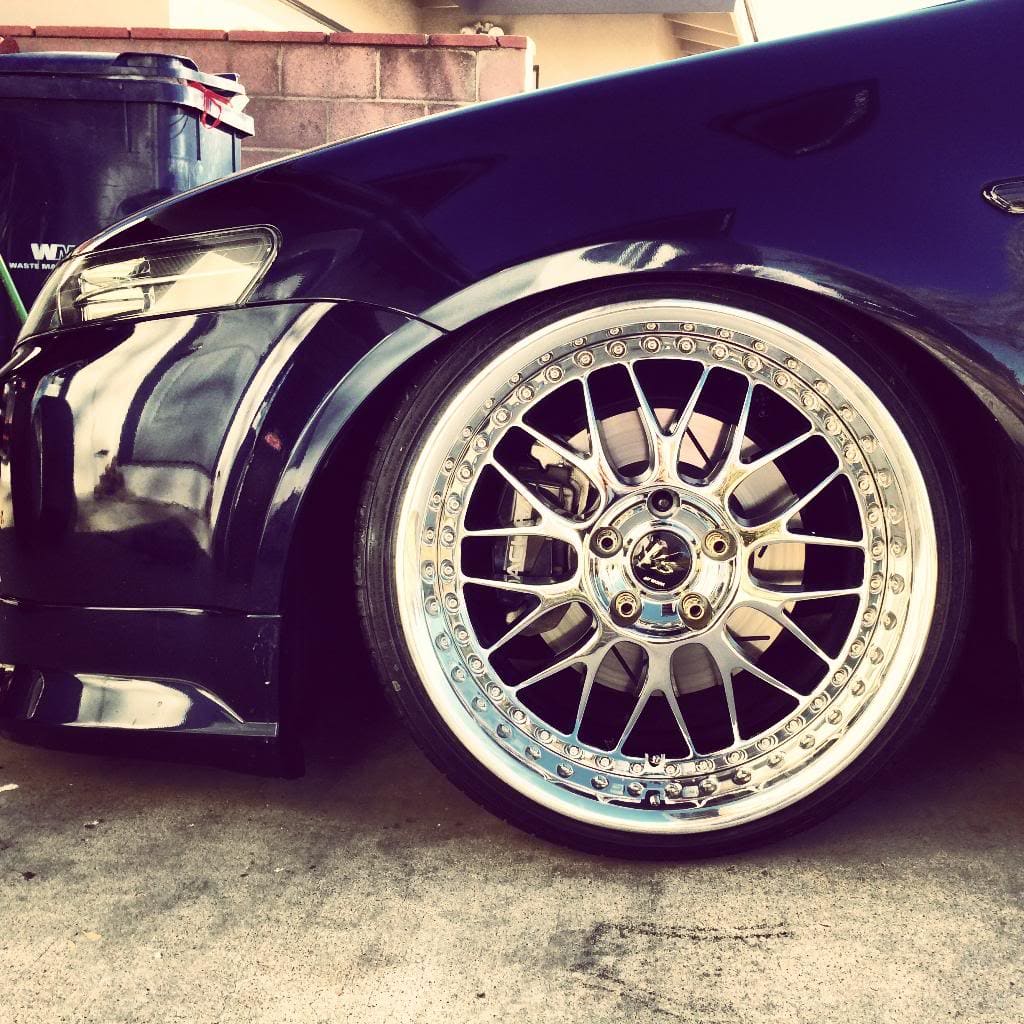 2008 Acura TL with 18x9.5 Work VS-XX wheels