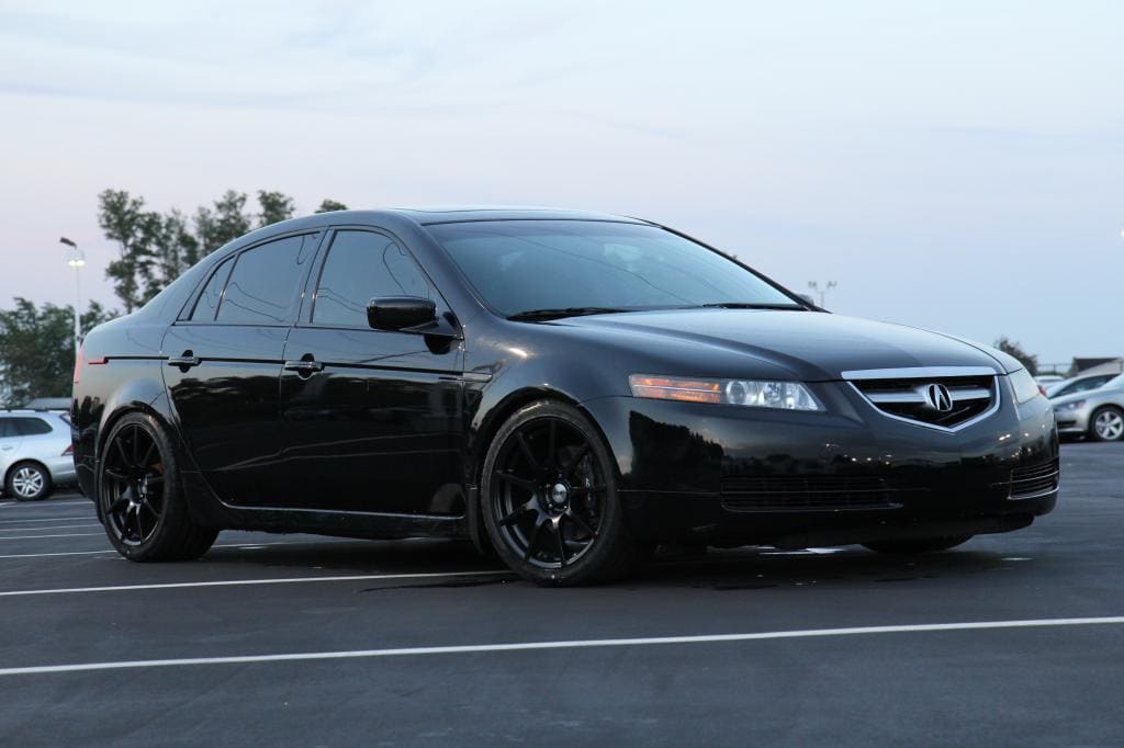 2008 Acura TL with 18x9.5 TSW Interlagos wheels