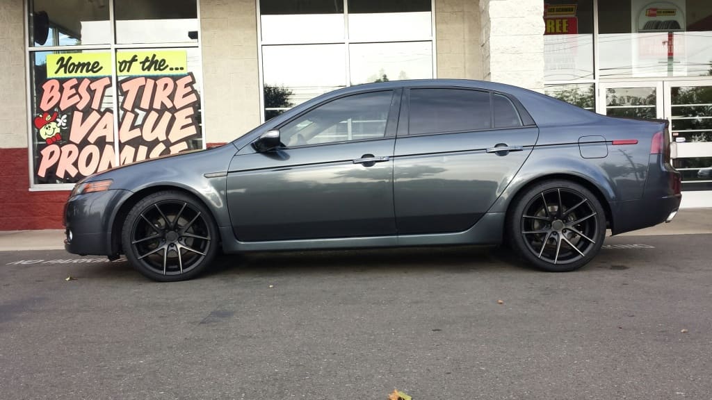 2008 Acura TL with 18x9.5 Niche 130 wheels