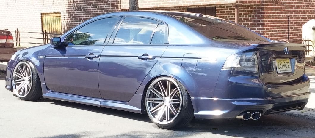 2008 Acura TL with 19x10 Concept One CS-16 wheels