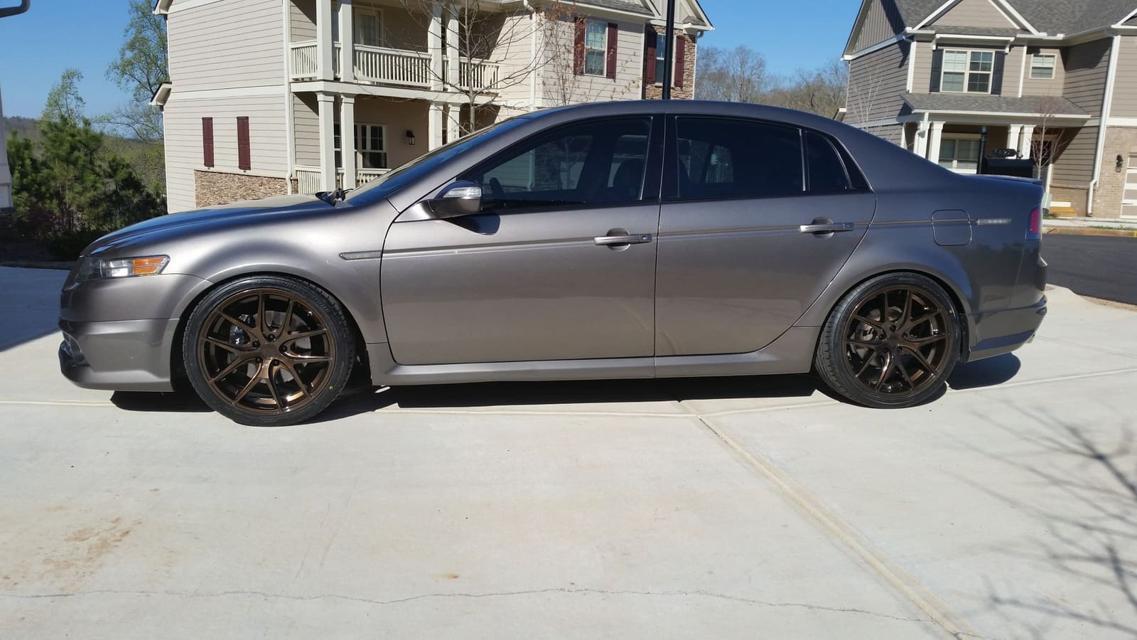 2008 Acura TL with 19x8.5 Avant Garde M580 wheels