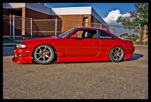 1995 Nissan S14 with 18x9.5 CST Zero-1 wheels
