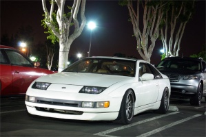 1991 Nissan 300ZX 2-seat with 17x10 Volks CE28 wheels
