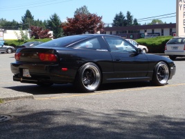 1991 Nissan S13 with 18x9 Work Wheels Meister S1 3pc wheels