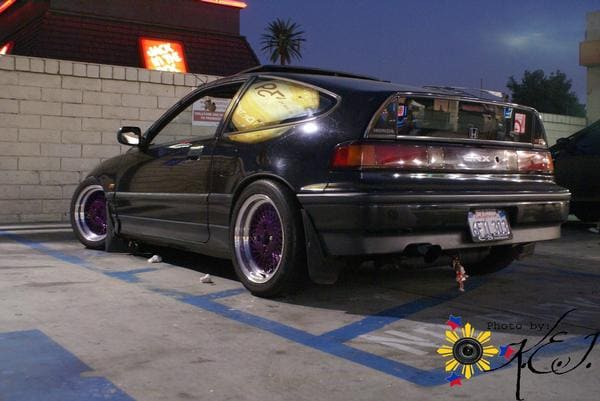 1998 Honda Civic with 15x7 ARE mesh (enkei 92s replica) wheels