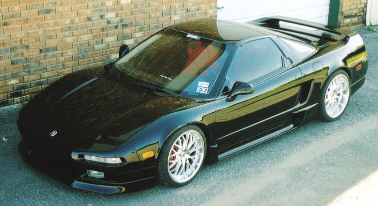 1991 Acura NSX with 18x8 HP Evo Lightning wheels
