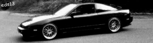1989 Nissan S13 with 18x9 Work Wheels VS-XX wheels