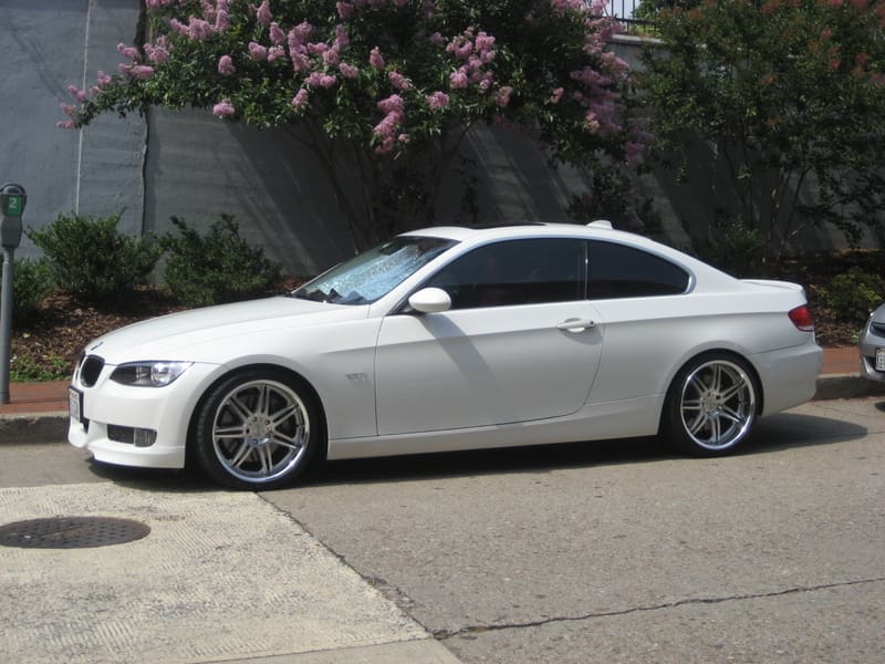 2008 BMW 328 with 19x8.5 Work Wheels Varianza wheels