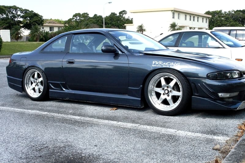 1993 Nissan S14 with 18x9.5 SSR Longchamp XR-4Z wheels