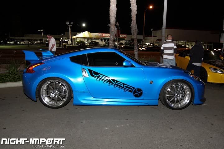 2010 Nissan 370Z with 20x9.5 Venaci Spirits wheels