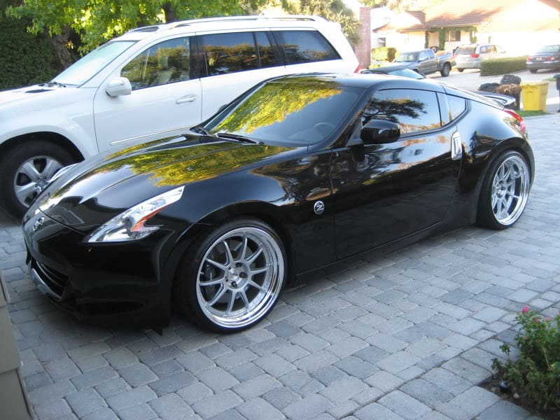 2010 Nissan 370Z with 20x10 SSR SP3 wheels