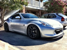 2010 Nissan 370Z with 19x9.5 WedsSport SA-55M wheels