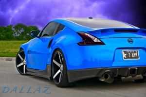 2011 Nissan 370Z with 20x9 Vossen CV3 wheels