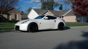 2011 Nissan 370Z with 19x9.5 Varrstoen ES 2.2.2 wheels
