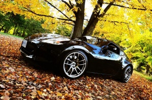 2011 Nissan 370Z with 19x9.5 Work Emotion CR wheels