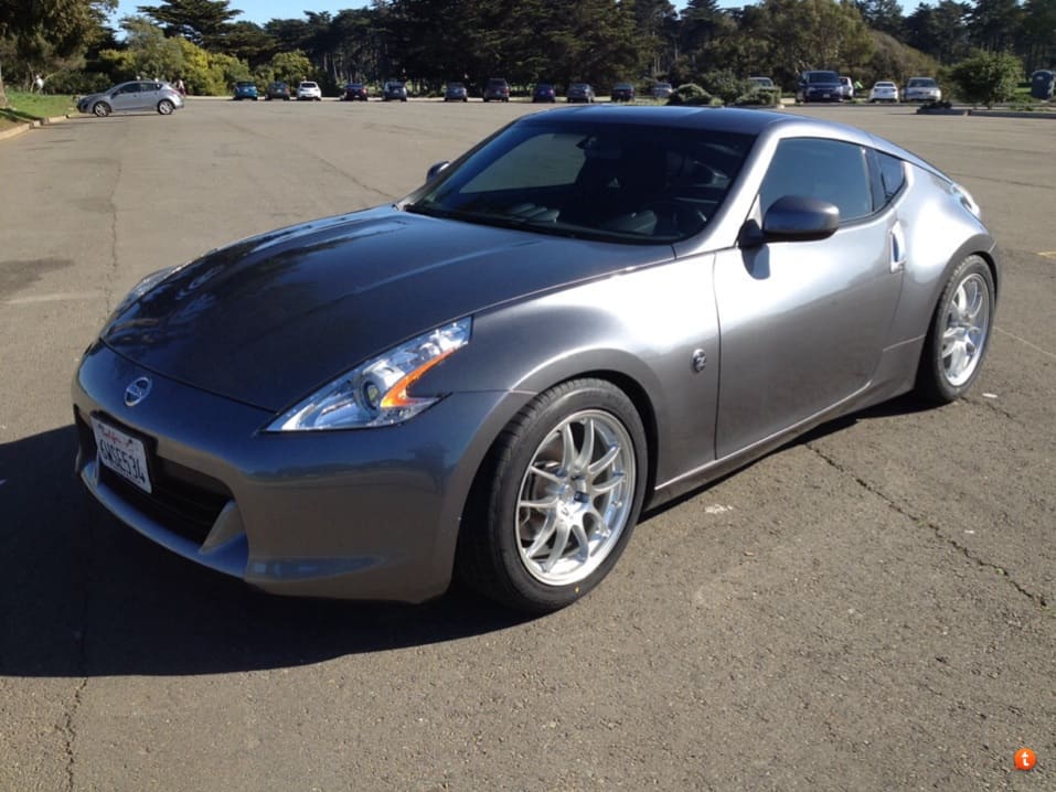 2012 Nissan 370Z with 18x8.5 Enkei PF01 wheels