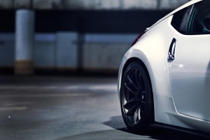 2012 Nissan 370Z with 19x10.5 Work Emotion CR wheels