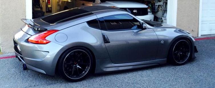 2009 Nissan 370Z with 19x9.5 Volk Racing G25 wheels