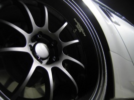 2010 Nissan 370Z with 19x9 Advan Racing RZ-DF wheels