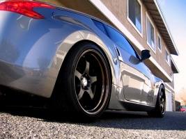 2010 Nissan 370Z with 19x9.5 Work Meister S1R wheels