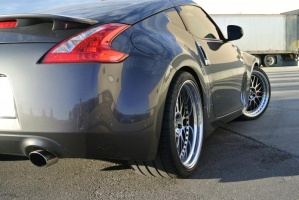 2012 Nissan 370Z with 20x9.5 Work VS-XX wheels