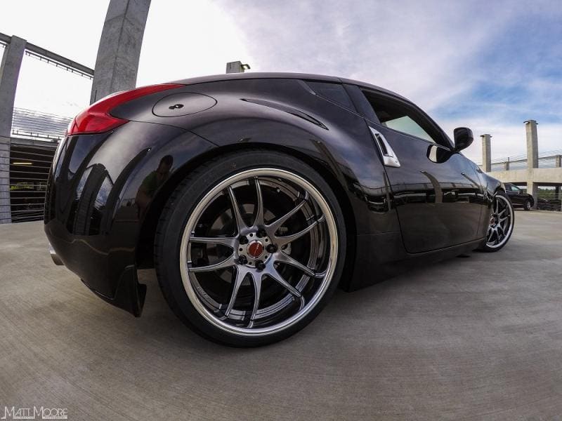 2009 Nissan 370Z with 19x9.5 Work Emotion CR2P wheels