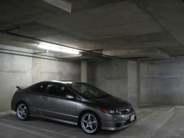 2006 Honda Civic with 18x8.5 Nismo 57F wheels