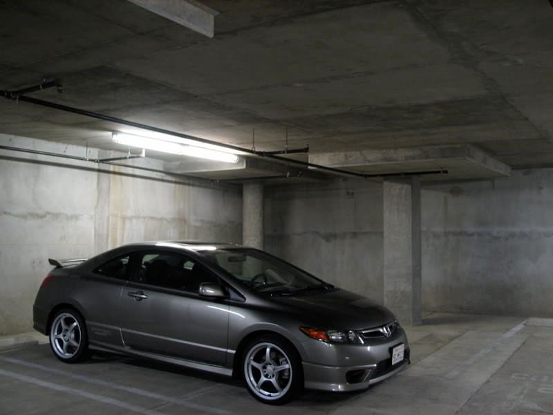 2006 Honda Civic with 18x8.5 Nismo 57F wheels