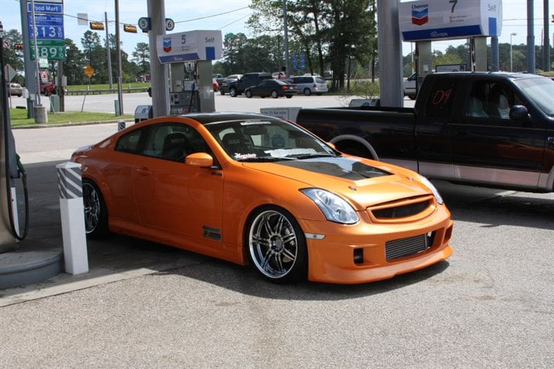 2003 Infiniti G35 with 20x9.5 Work Wheels Varianza T1S wheels