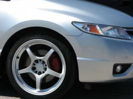 2006 Honda Civic with Gram Light 57F wheels