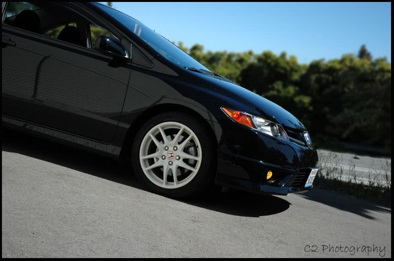 2006 Honda Civic with 17x7 DC5-R wheels