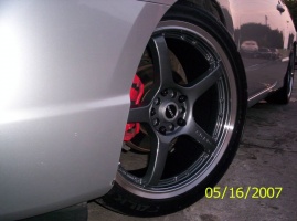 2006 Honda Civic with 18x7.5 G-GAMES 77W wheels