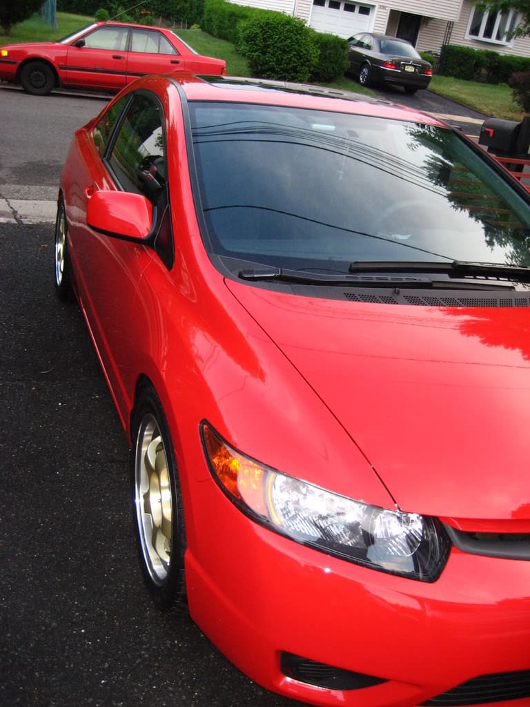 2006 Honda Civic with 17x7.5 ROTA D2 wheels