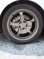 2006 Honda Civic with 17x7 Motegi Traklites wheels