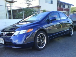 2006 Honda Civic with 17x7 wheels