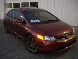 2007 Honda Civic with 17x7 Tenzo DC-6 wheels