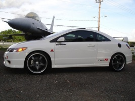 2007 Honda Civic with 19x8.5 G-Games 99B wheels